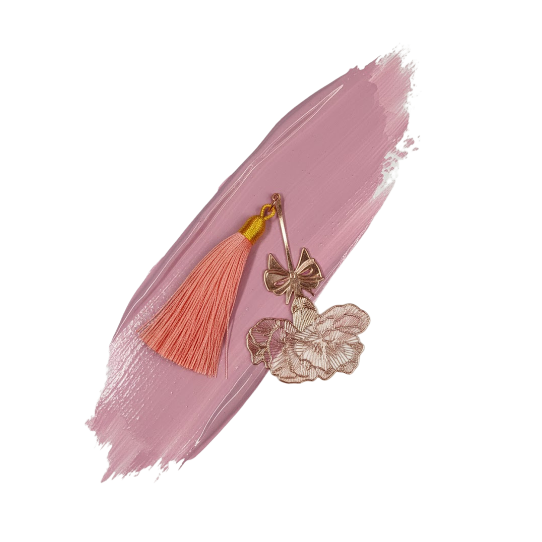 Carnation Ruffle Bookmark