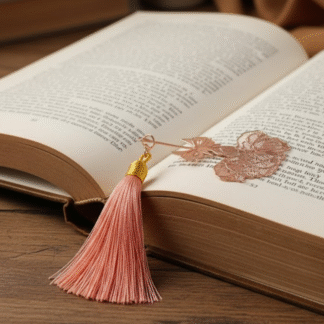 Carnation Ruffle Bookmark