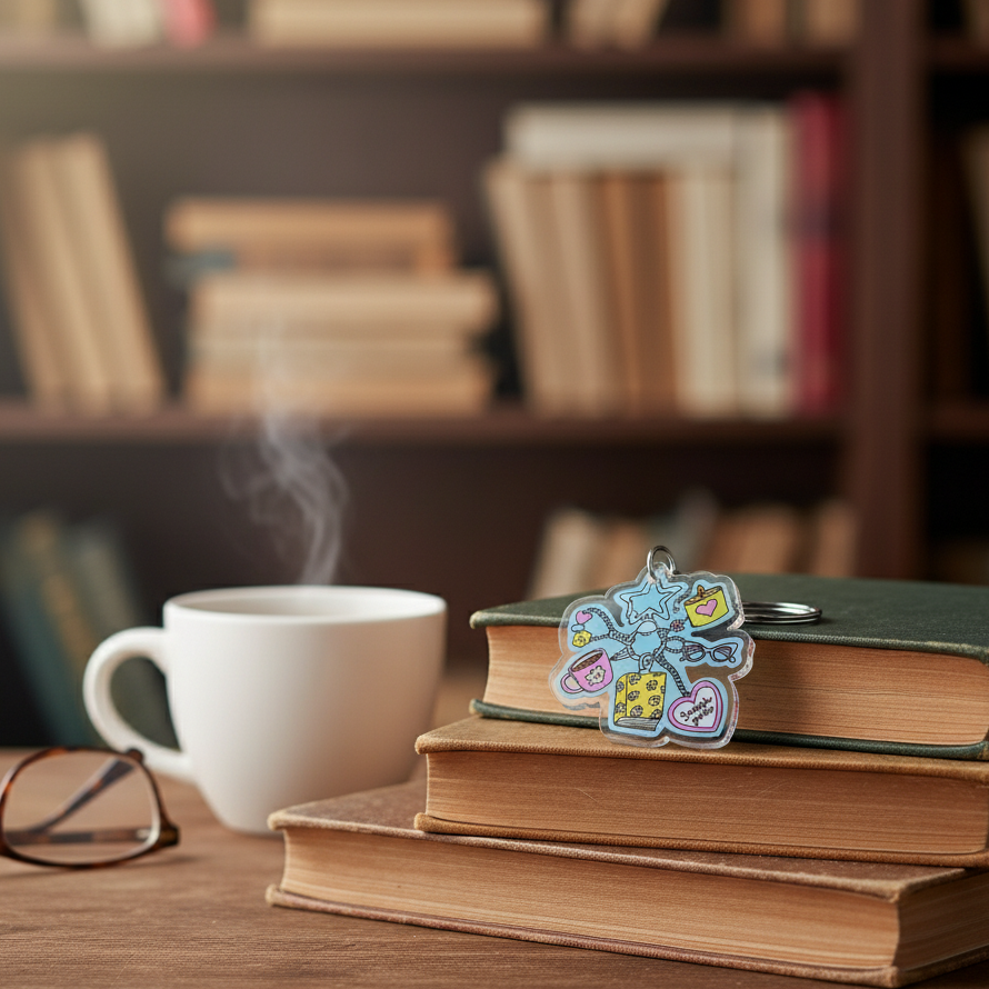 Charm Bracelet Acrylic Keychain