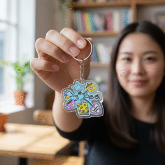 Charm Bracelet Acrylic Keychain