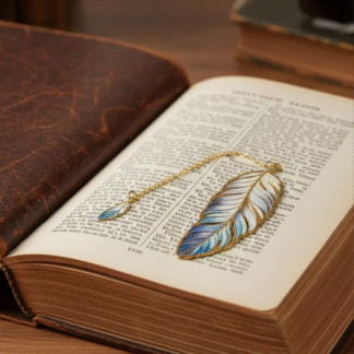 Metal Leaf Bookmark