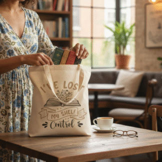 "I've Lost My Shelf Control" Canvas Tote