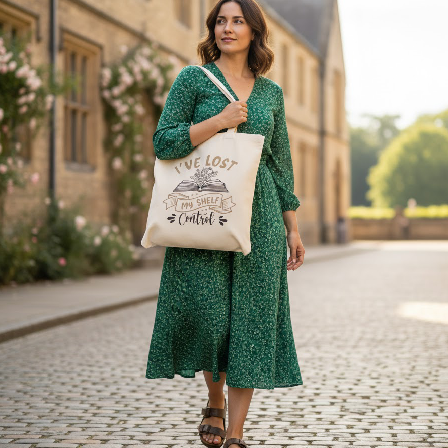 "I've Lost My Shelf Control" Canvas Tote