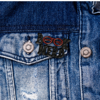 "Book Nerd" Pin