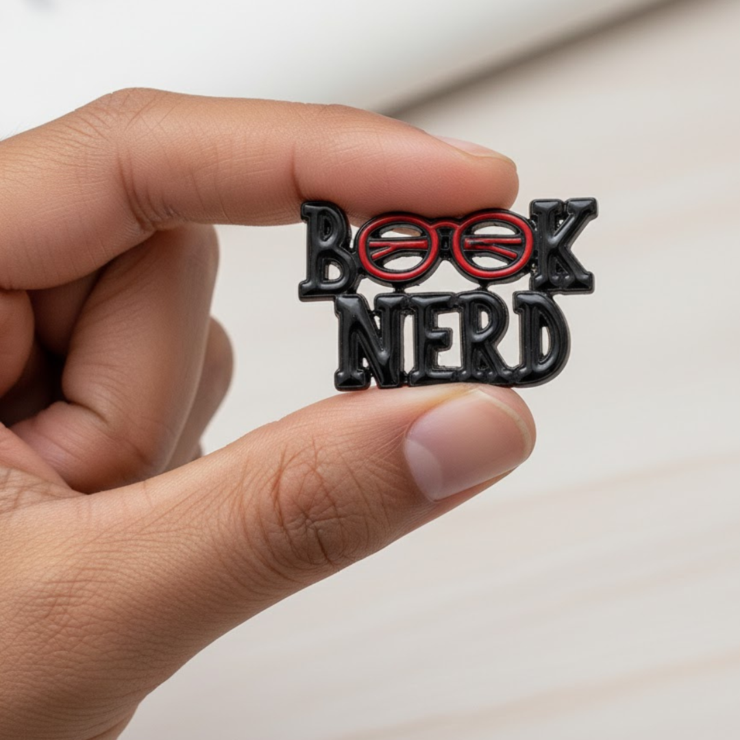"Book Nerd" Pin