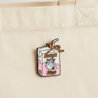 "Bookish Girly Juice" Pin