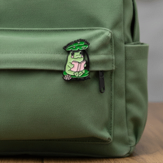Frog Reading Pin