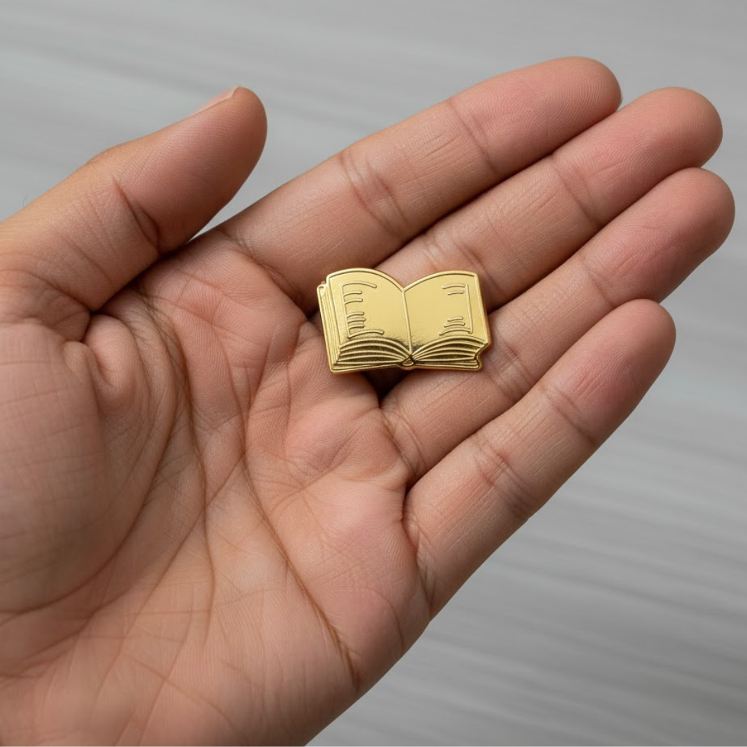 Golden Book Pin