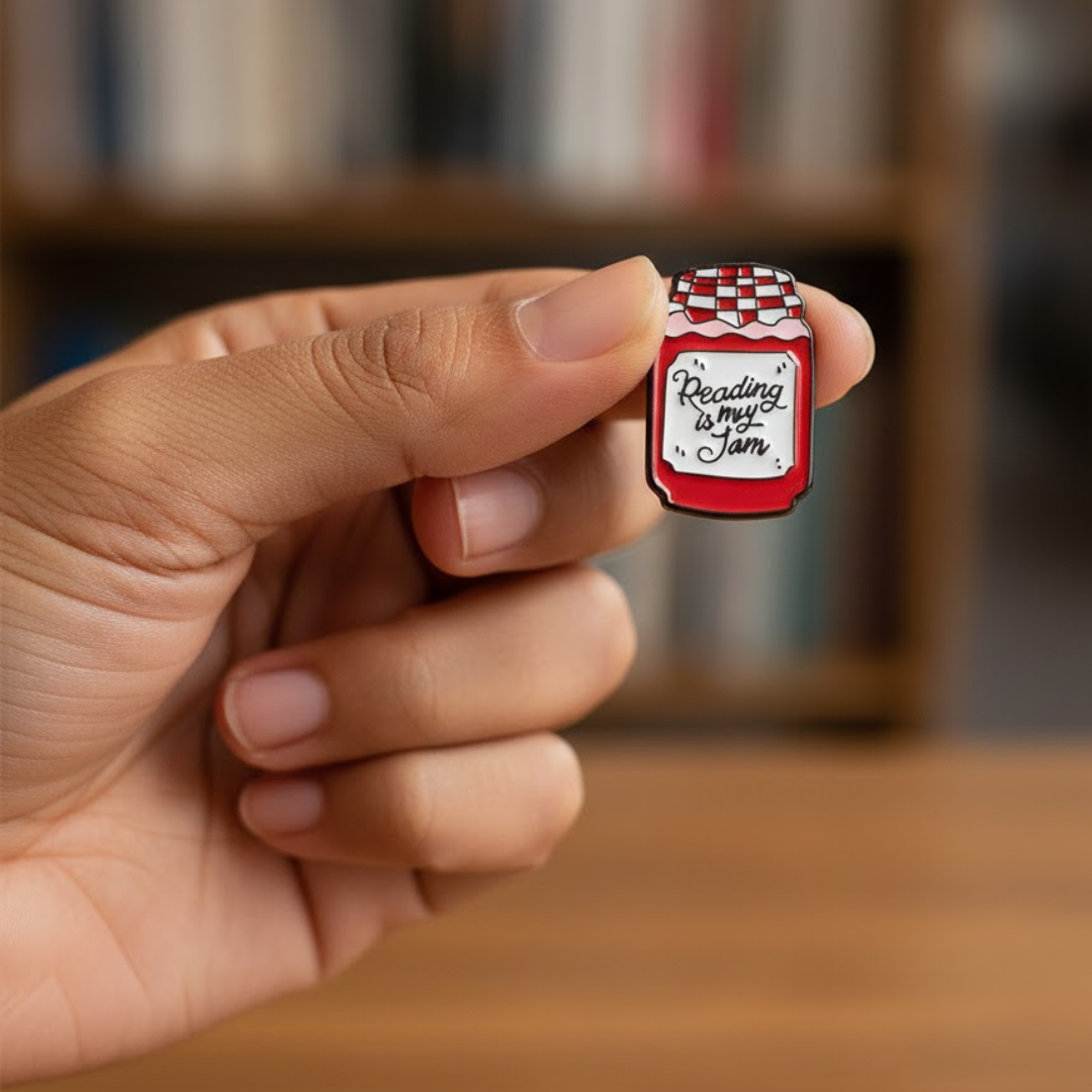 "Reading is My Jam" Pin