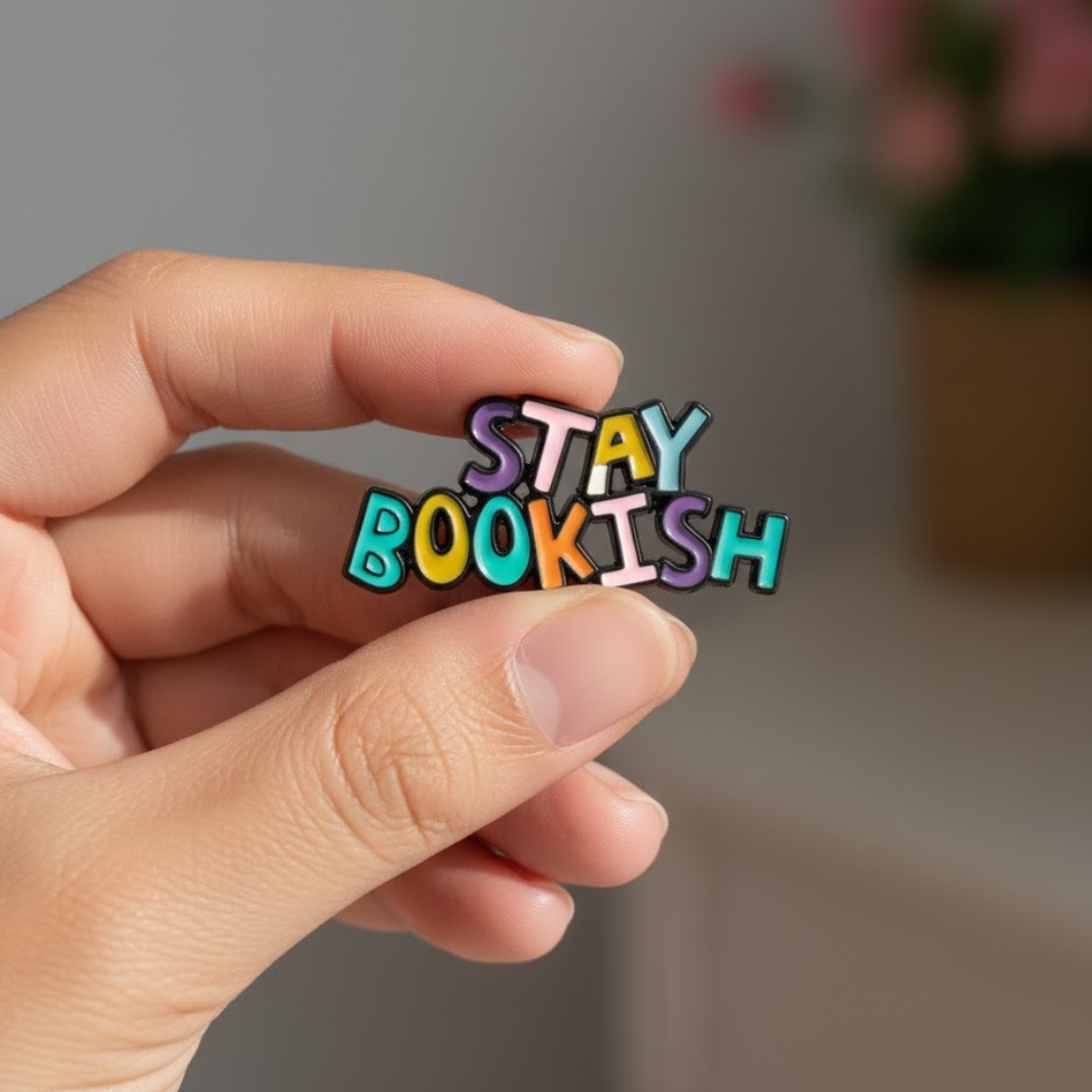 "Stay Bookish" Pin