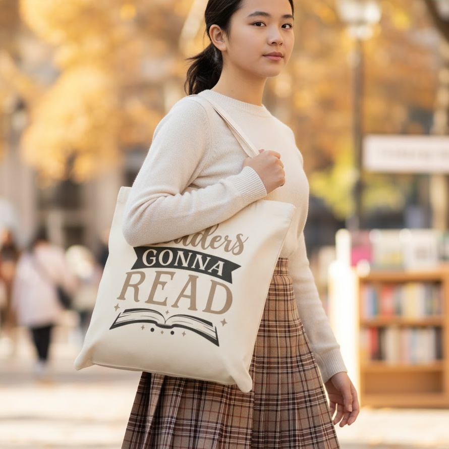 "Readers Gonna Read" Canvas Tote