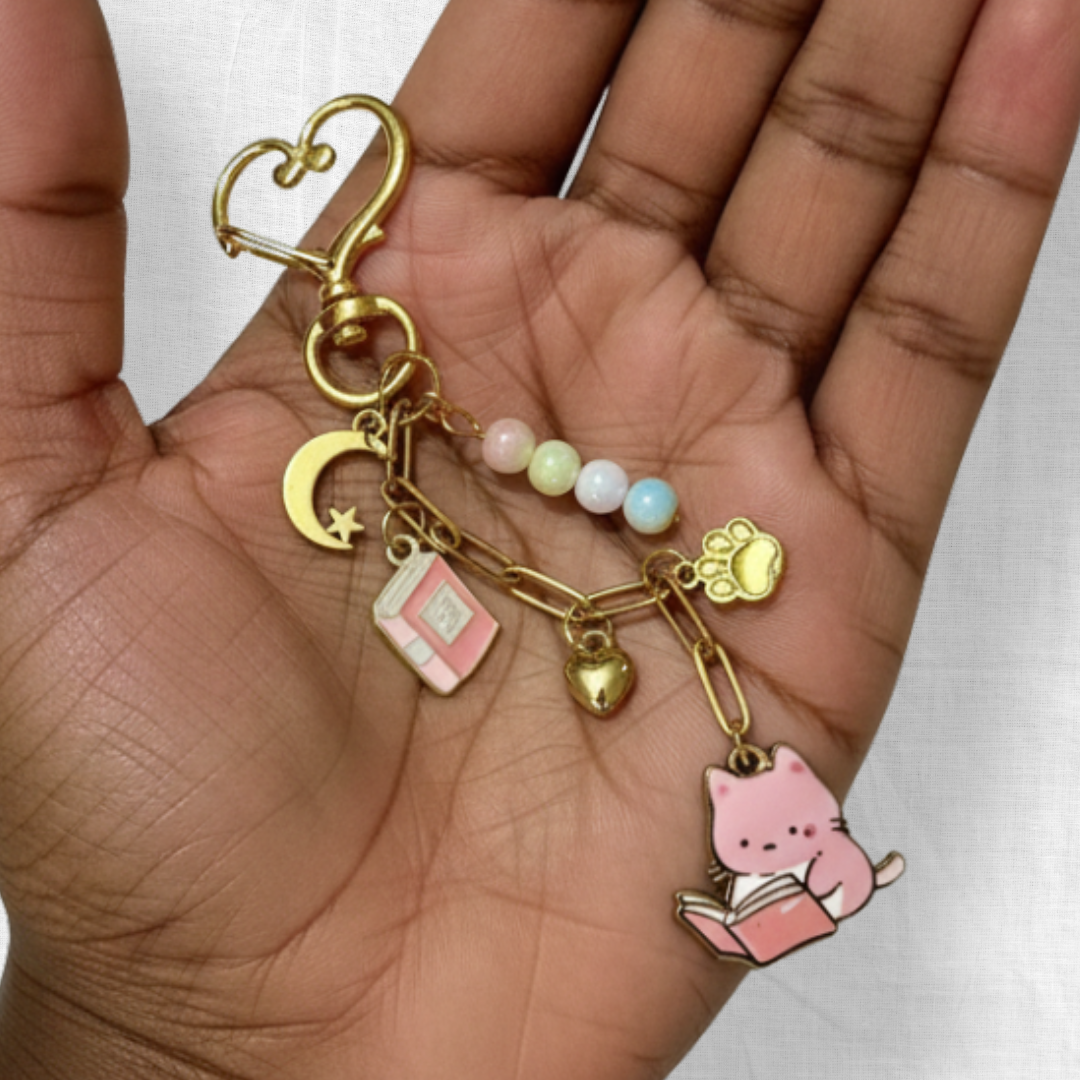 Bibliocat Charm Clip
