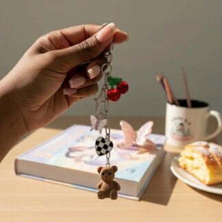 Y2K Teddy Bear Charm Clip