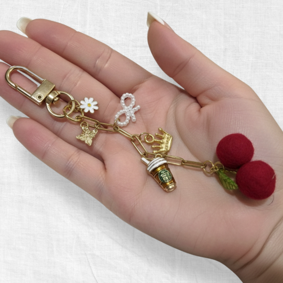 Coffee Girl Charm Clip