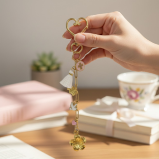 Faith & Floral Charm Clip