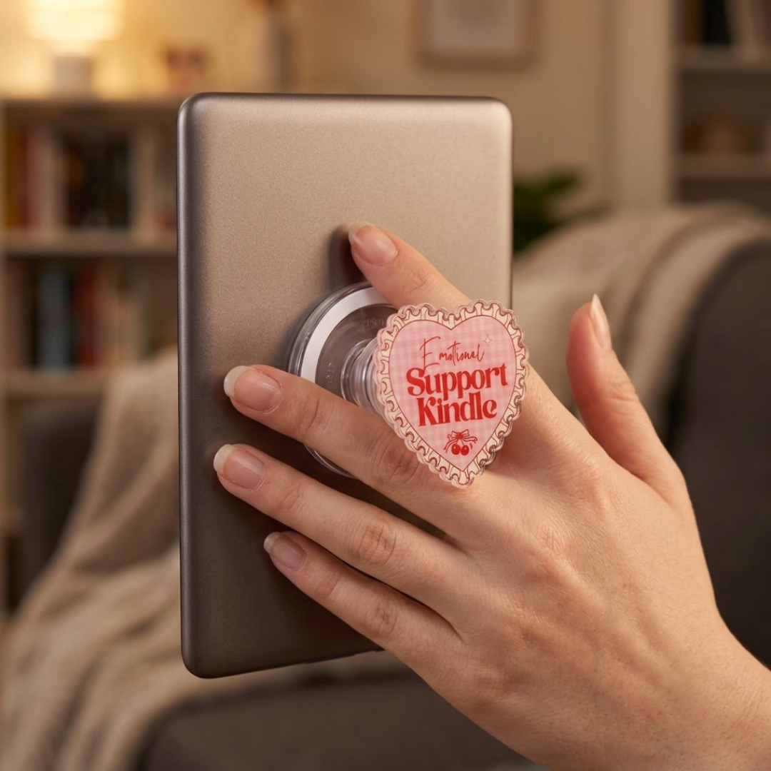 Emotional Support Kindle Magnetic Grip