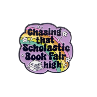 Book Fair Enamel Pin