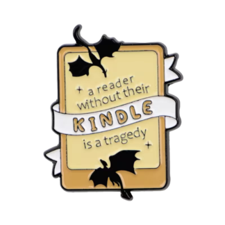 Reader Without Kindle Enamel Pin