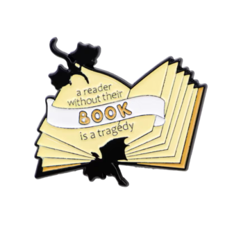 Reader Without Book Enamel Pin