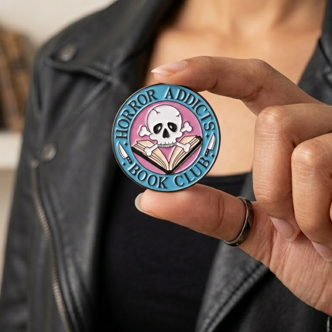 Horror Addict Enamel Pin
