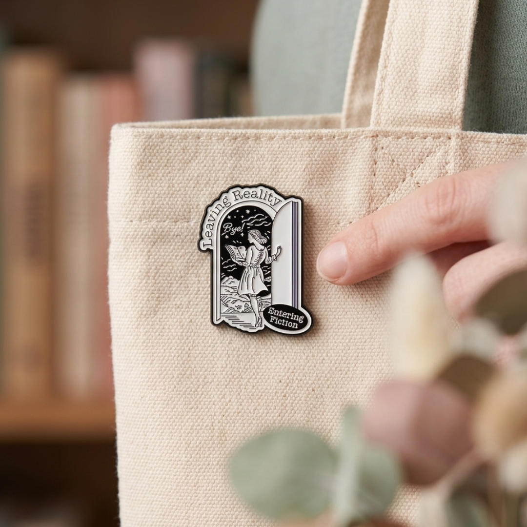 Leaving Reality Enamel Pin