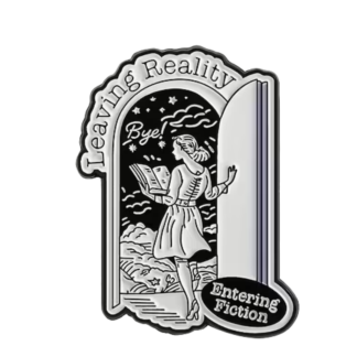 Leaving Reality Enamel Pin